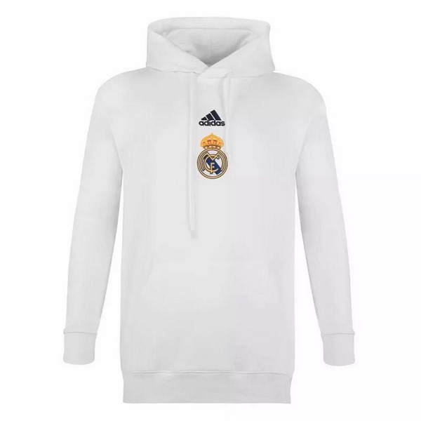 Sweat Shirt Capuche Real Madrid 2020-21 Blanc